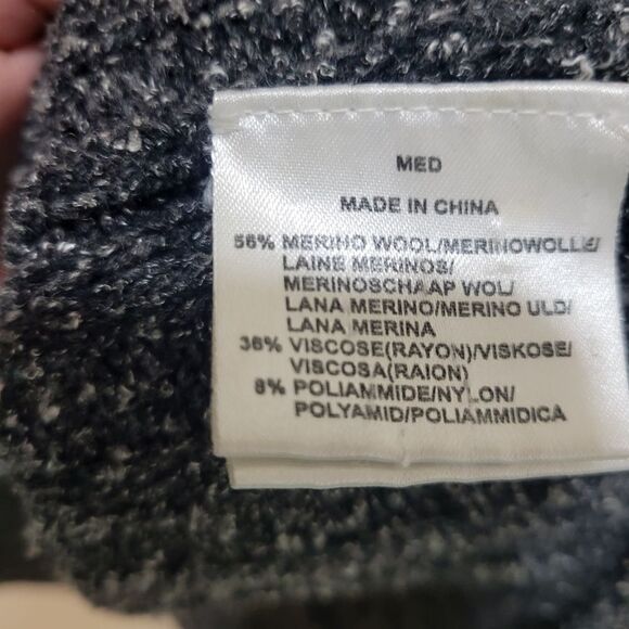 Jaeger Gray Heather Cowl Neck Sweater - Picture 6 of 7